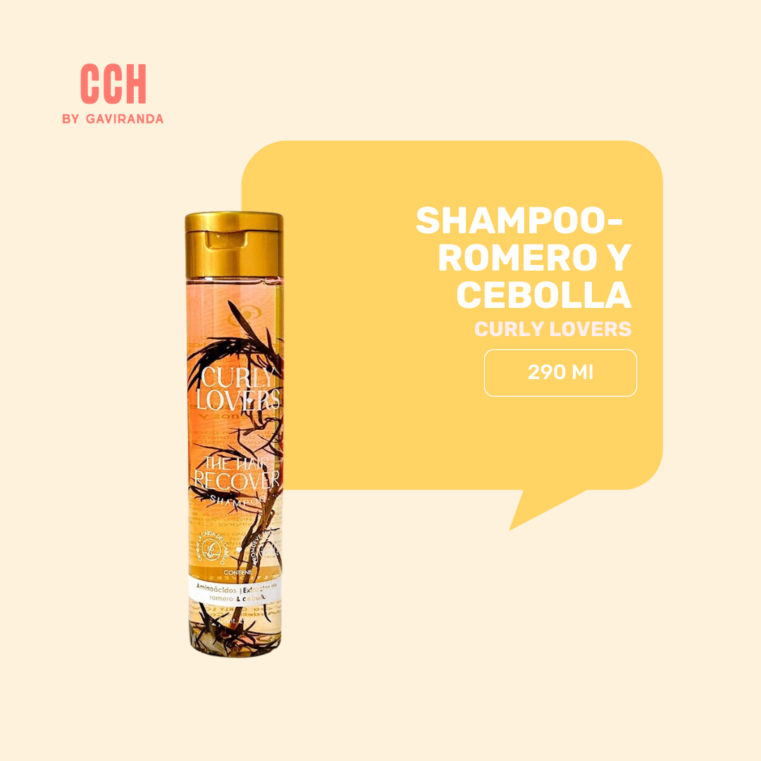 SHAMPOO ROMERO Y CEBOLLA CURLY LOVERS