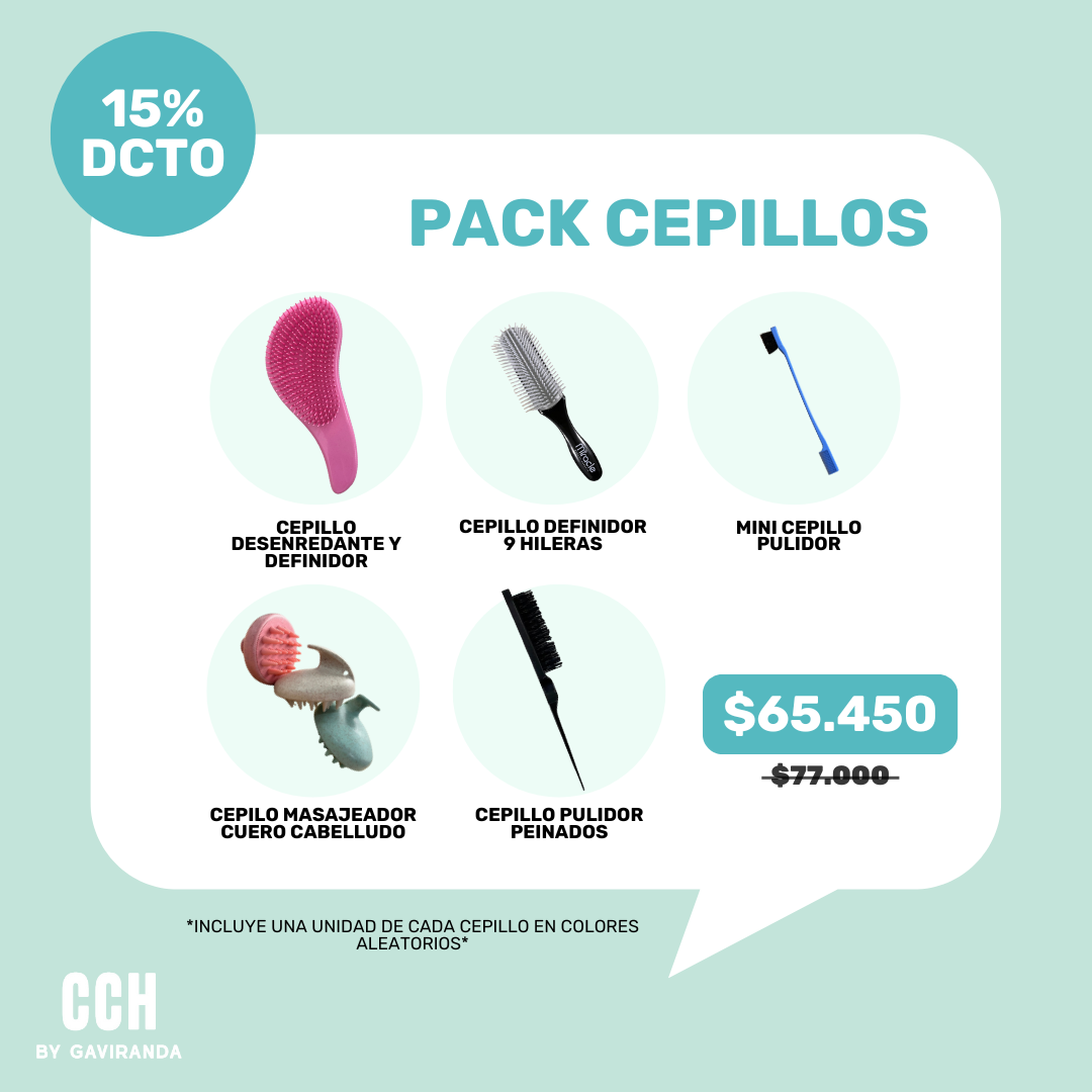 PACK CEPILLOS FAVORITOS PARA CRESPAS