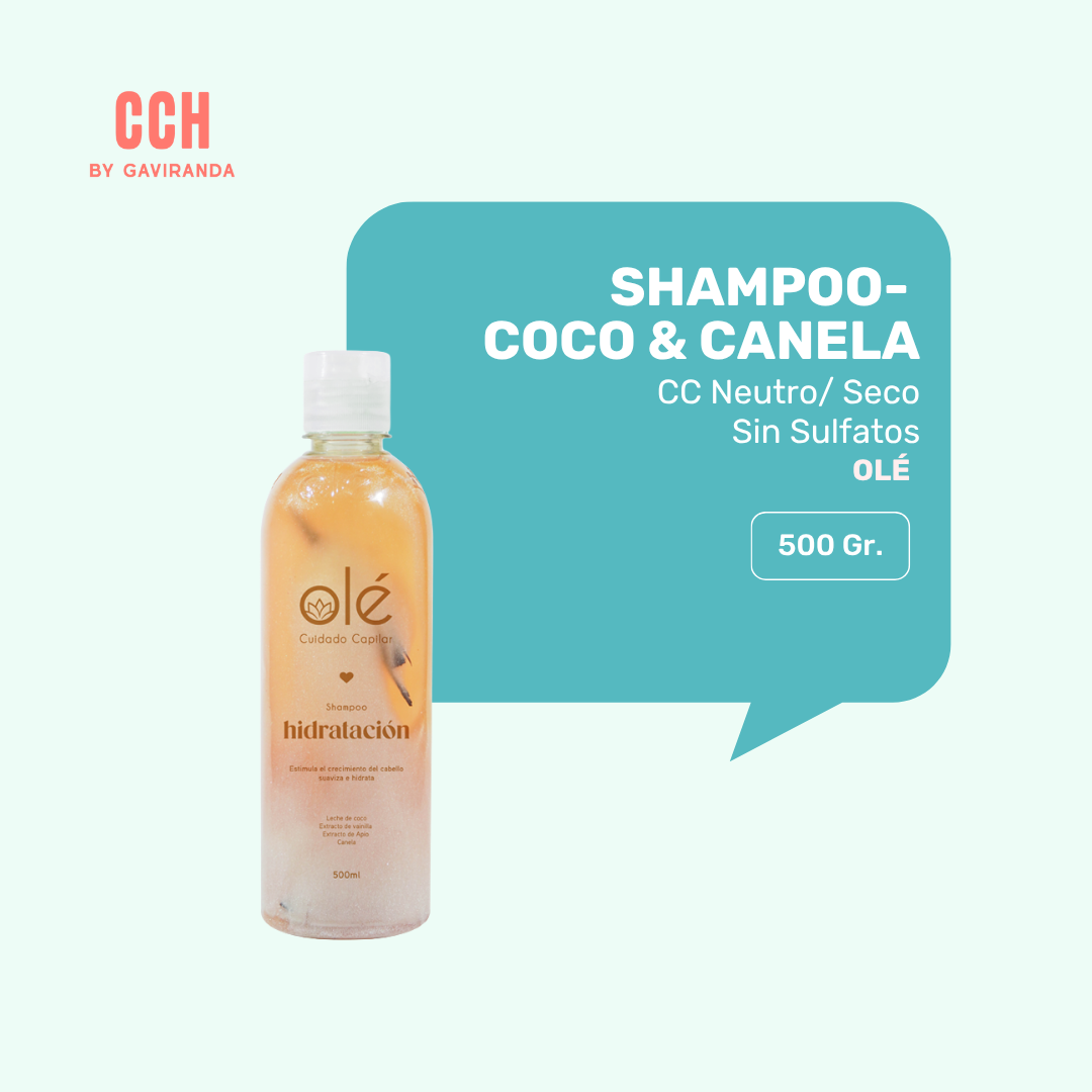 SHAMPOO OLÉ COCO, CANELA Y MIEL 500ml