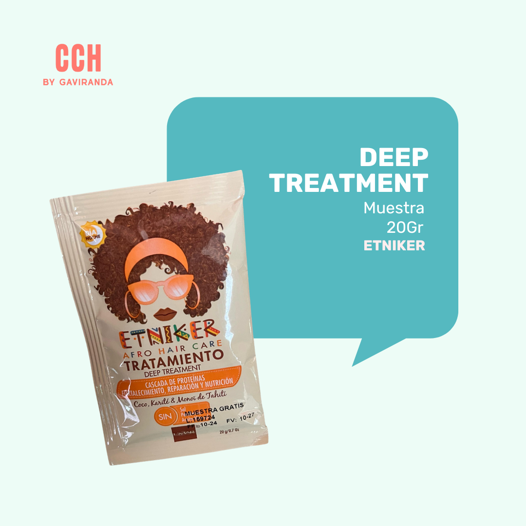MUESTRA DEEP TREATMENT ETNIKER - ELIGE # MUESTRAS SEGÚN MONTO PEDIDO