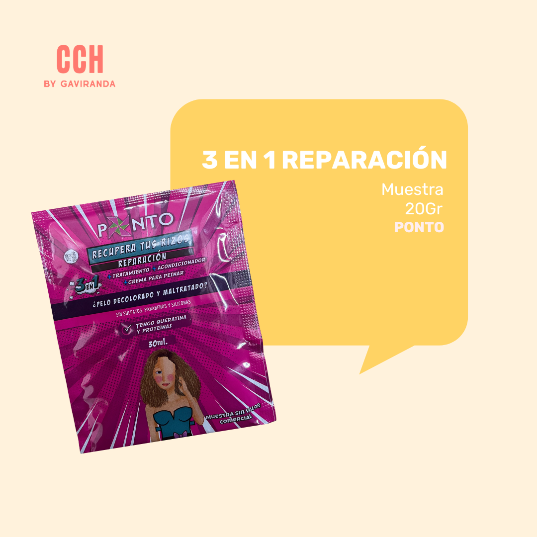Muestra Tratamiento 3 en 1 ponto reparación 1 Kilo - Reparación/ textura media