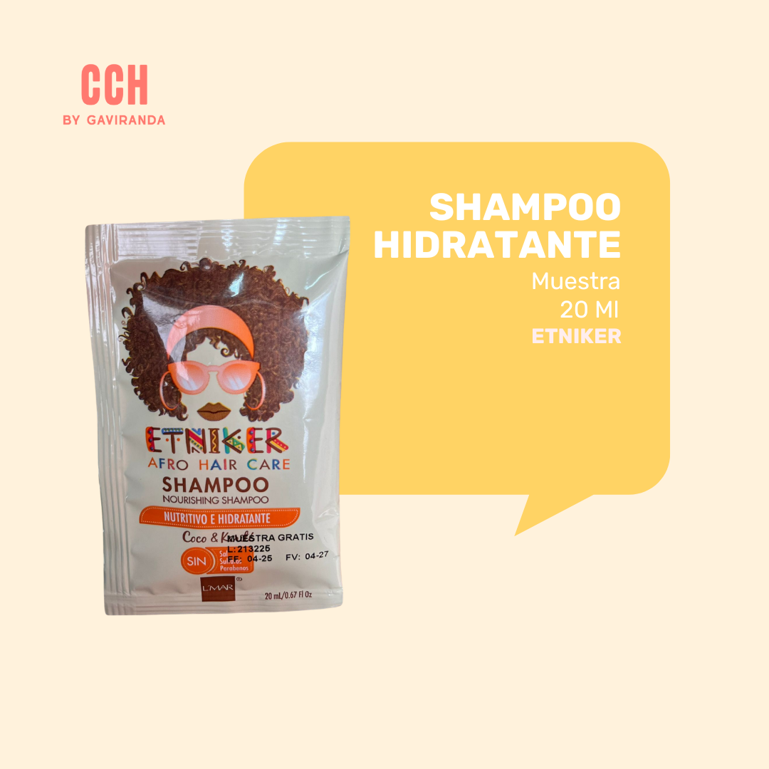 MUESTRA SHAMPOO ETNIKER 250ML -  # de muestras según monto pedido
