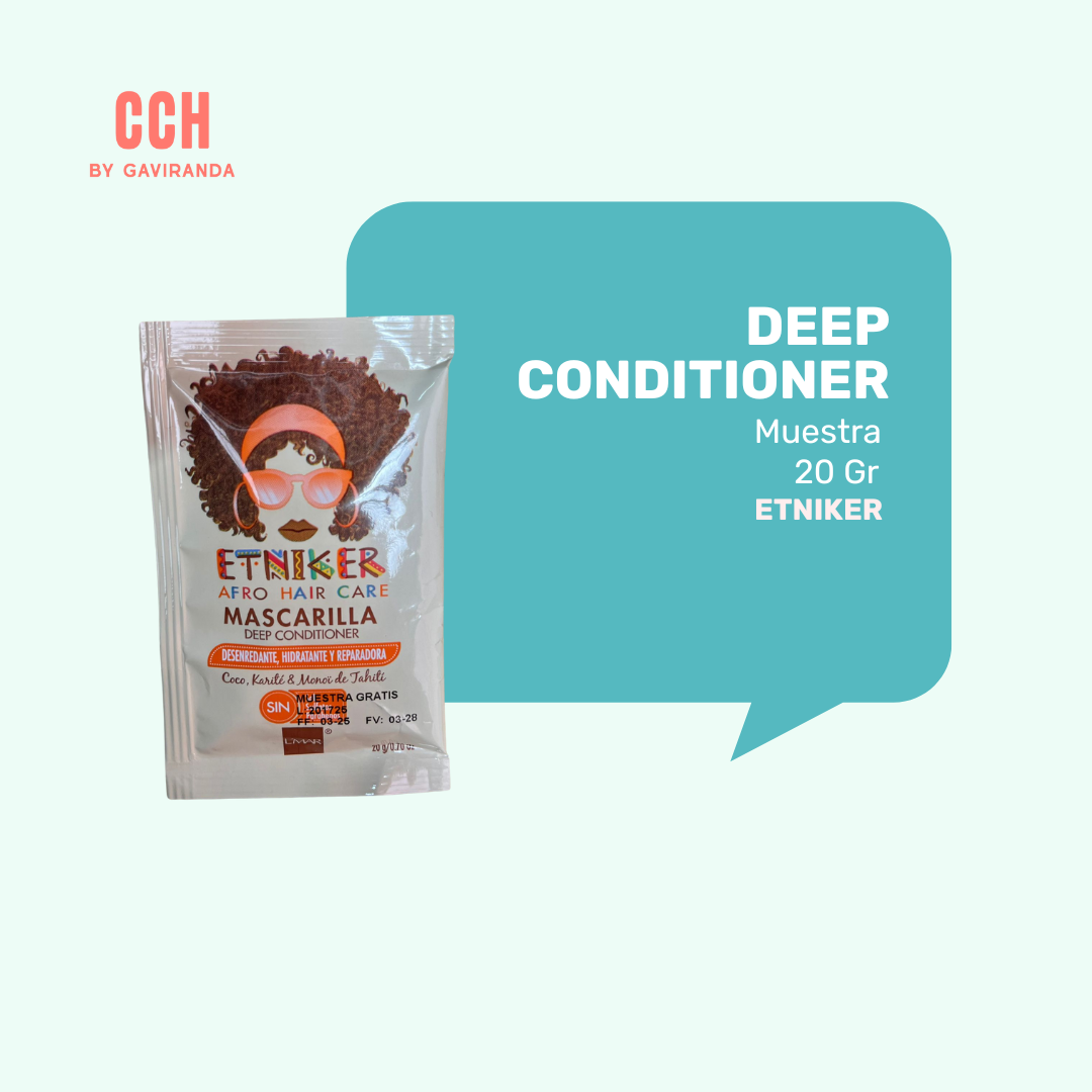 MUESTRA DEEP CONDITIONING ETNIKER - # de muestras según monto pedido