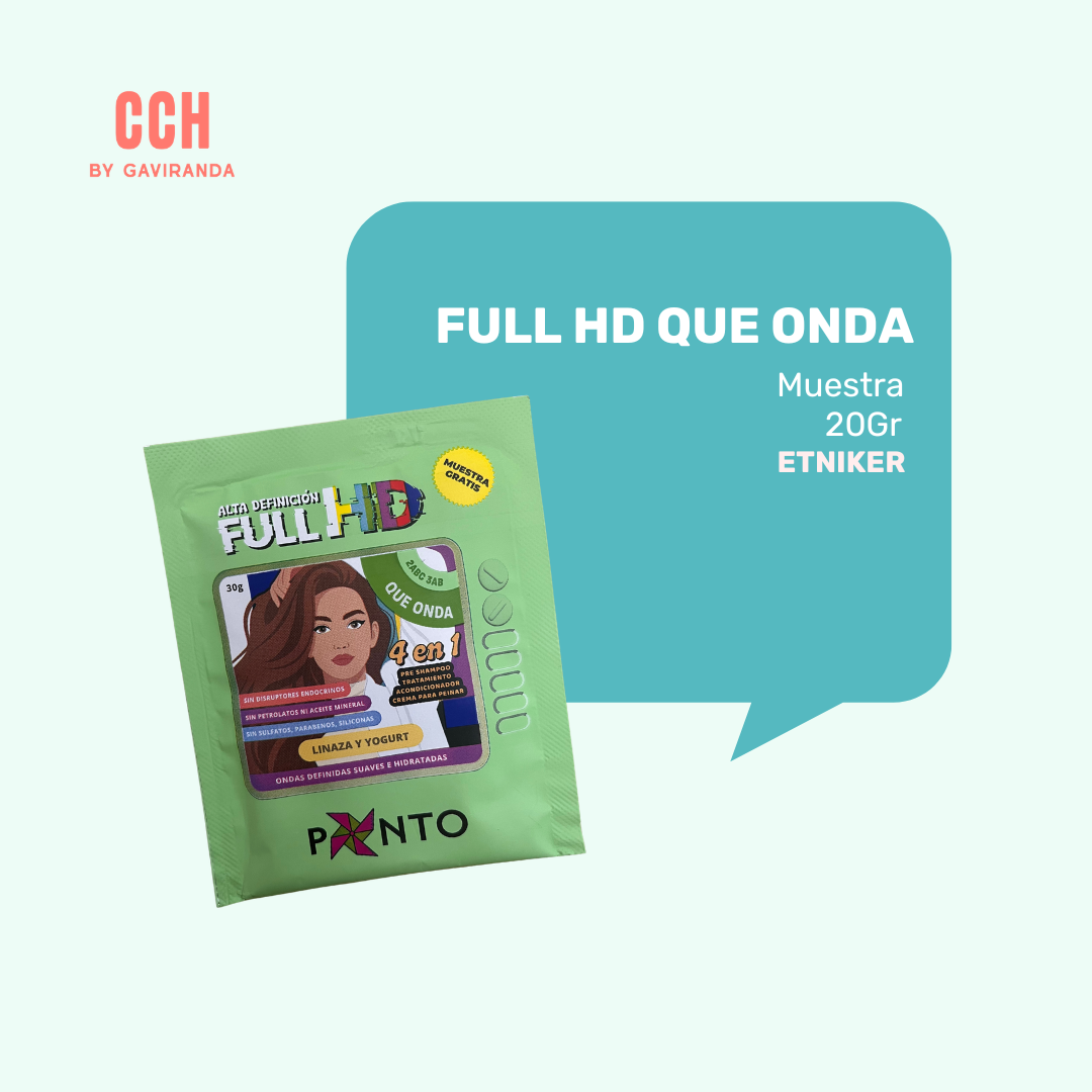 Muestra Tratamiento 4 en 1 Full HD Linaza y Yogurt Que Onda Ponto 1 Kilo - Nutrición/ textura ligera