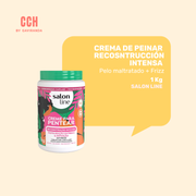 Crema para Peinar Reconstrucción Intensa Salon Line 1 Kilo - Reparación / textura densa