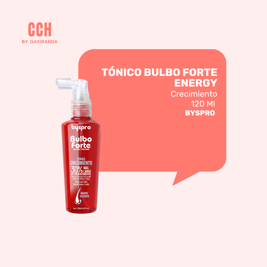 Tónico Bulbo Forte Energy Crecimiento + largo Byspro 120- Crecimiento