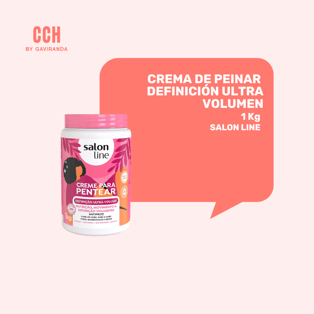 Crema para Peinar Ultra Volumen Salon Line – 1 kg- Nutrición / textura media