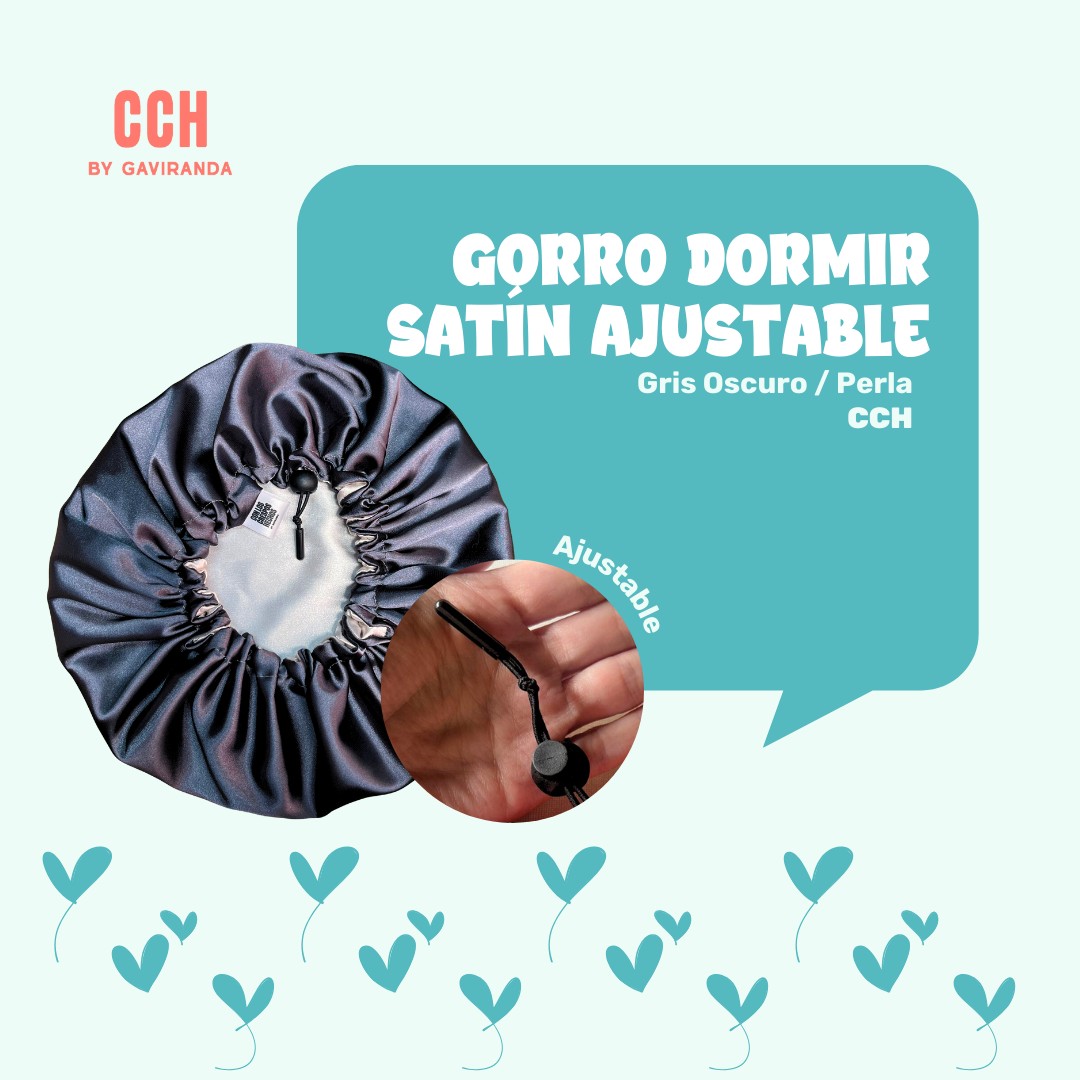 Gorro de Satín - Cuidado al dormir