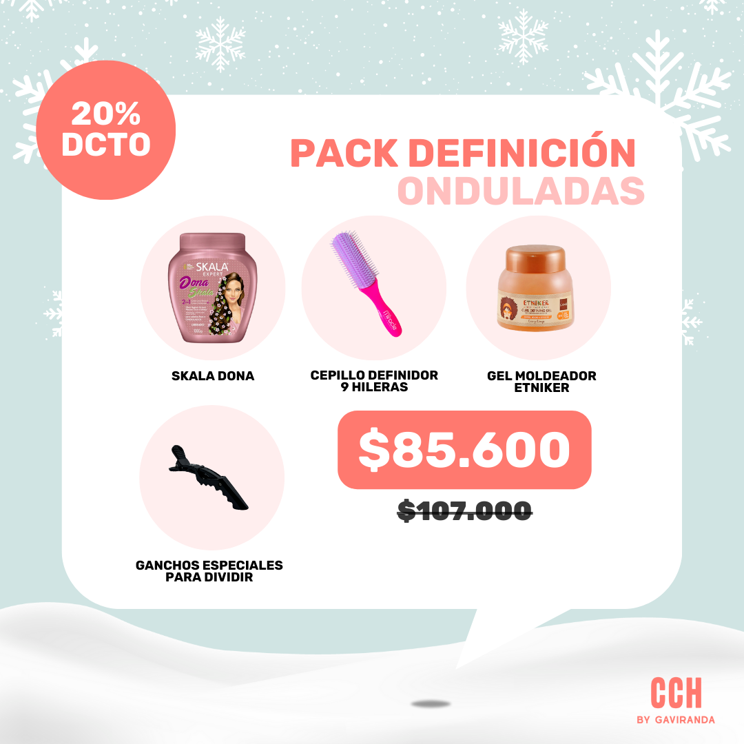 PACK DEFINICIÓN ONDULADAS- elige crema y fijador