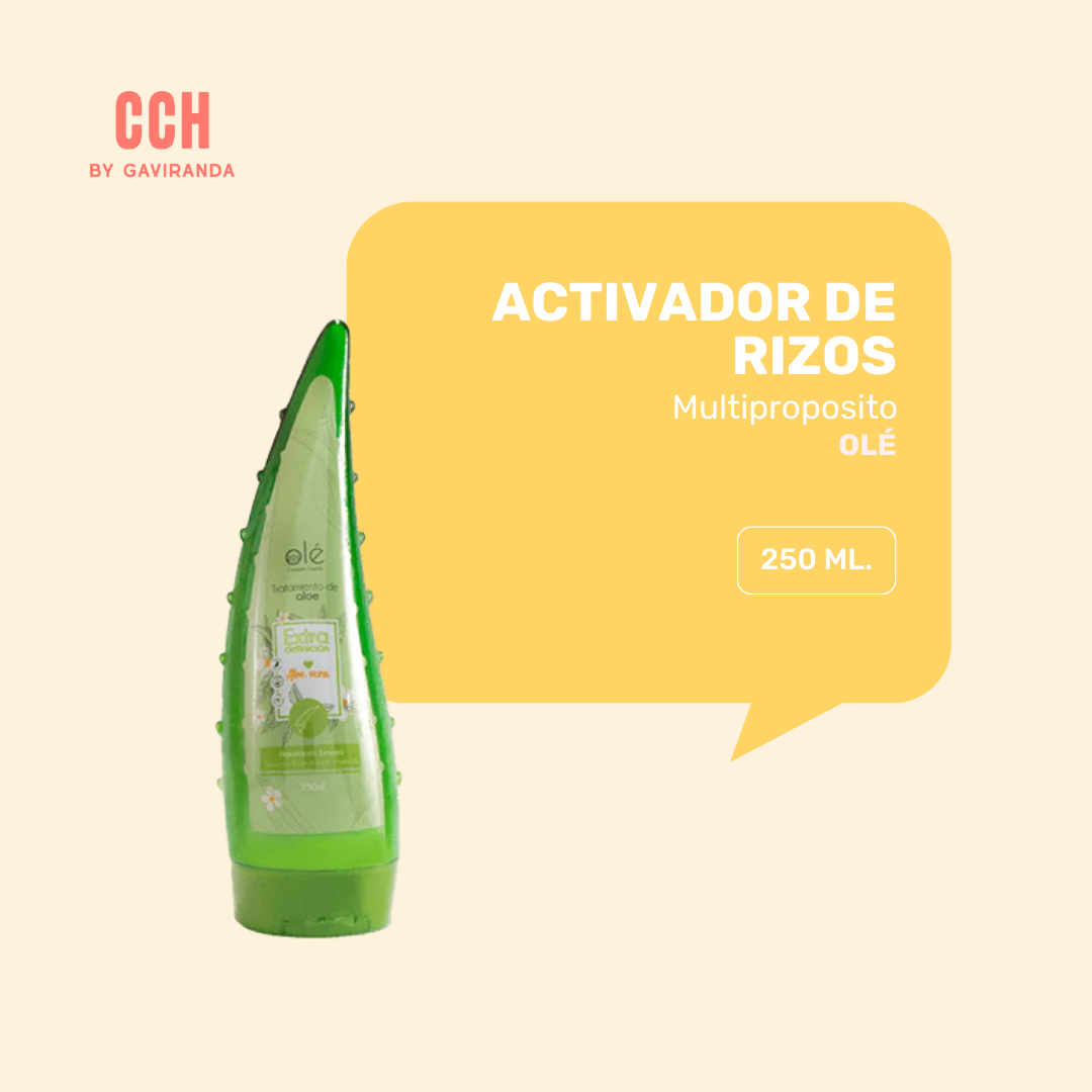 ACTIVADOR DE RIZOS OLÉ - ALOE VERA 250 ml