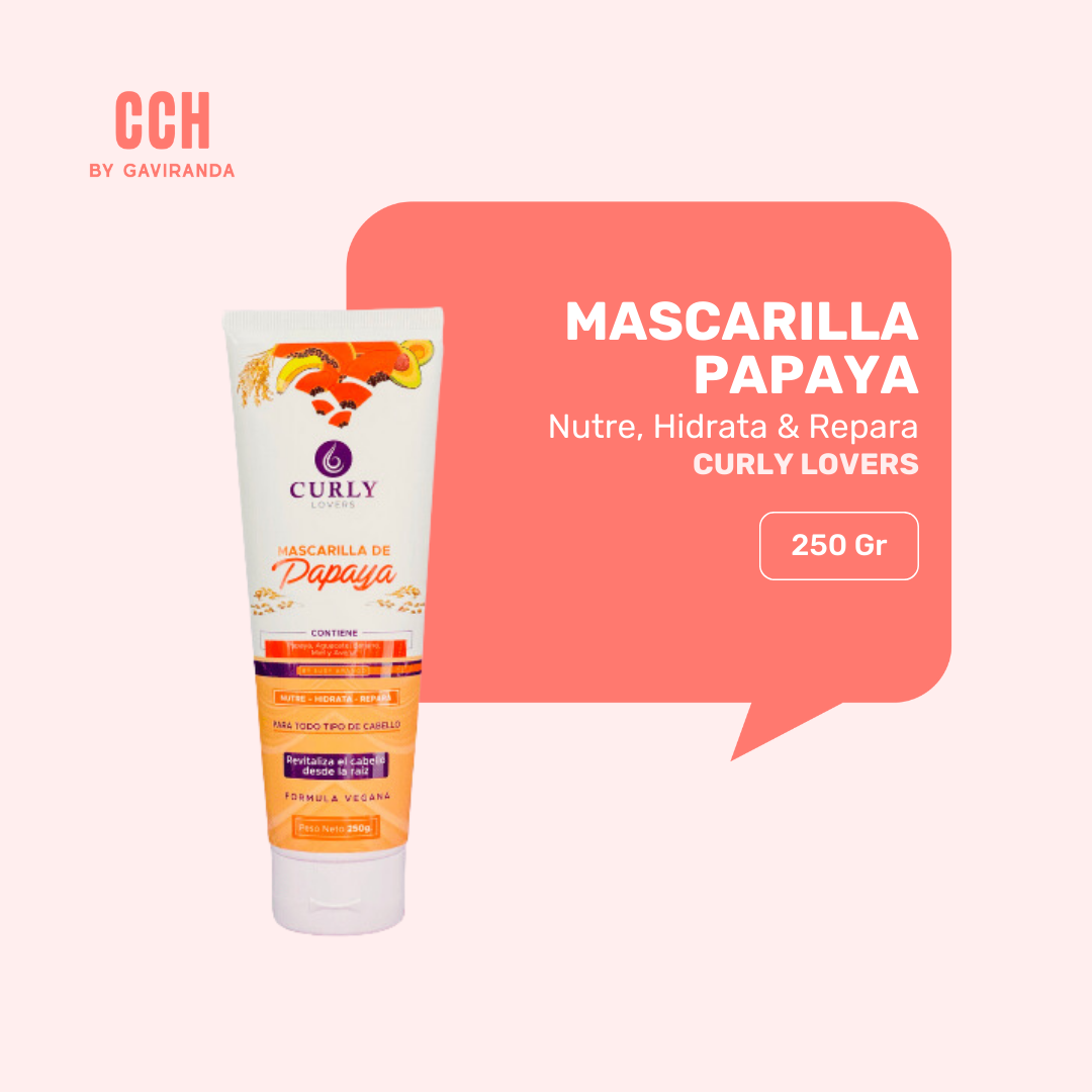 MASCARILLA DE PAPAYA CURLY LOVERS