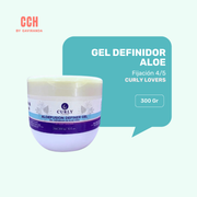 Gel definidor denso de aloe vera Curly Lovers 300 gr- Fijación alta