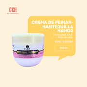 Crema de peinar mantequilla de mango Curly Lovers 300 gr- Pesada
