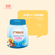 Tratamiento 4 en 1 Capilar Caribe Etniker 1 Kilo - Hidratación/ textura media