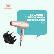 Secador + Difusor Gama Keration 3D - Secado / Definición