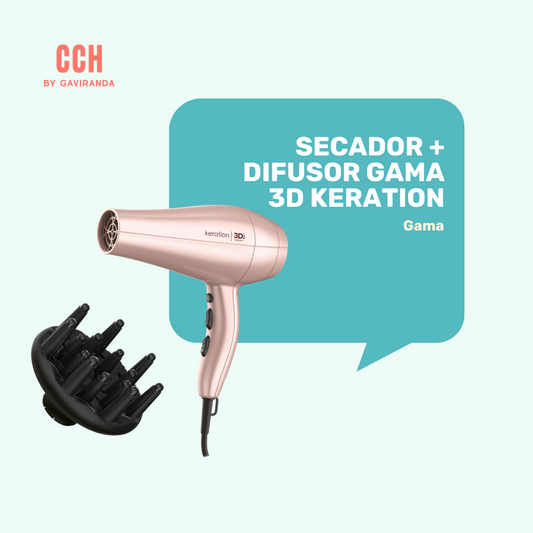 SECADOR+ DIFUSOR GAMA KERATION 3D