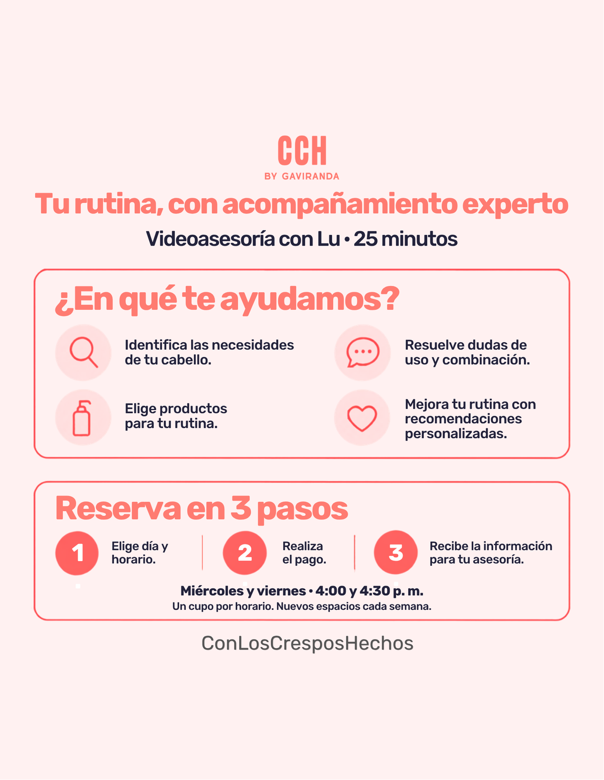 Videoasesoría Con Lu - 100% redimible en productos