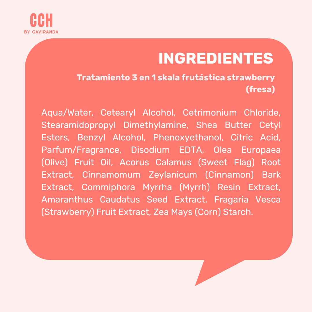 Tratamiento 3 en 1 skala frutástica strawberry (fresa) 1 Kilo - Nutrición/ textura media