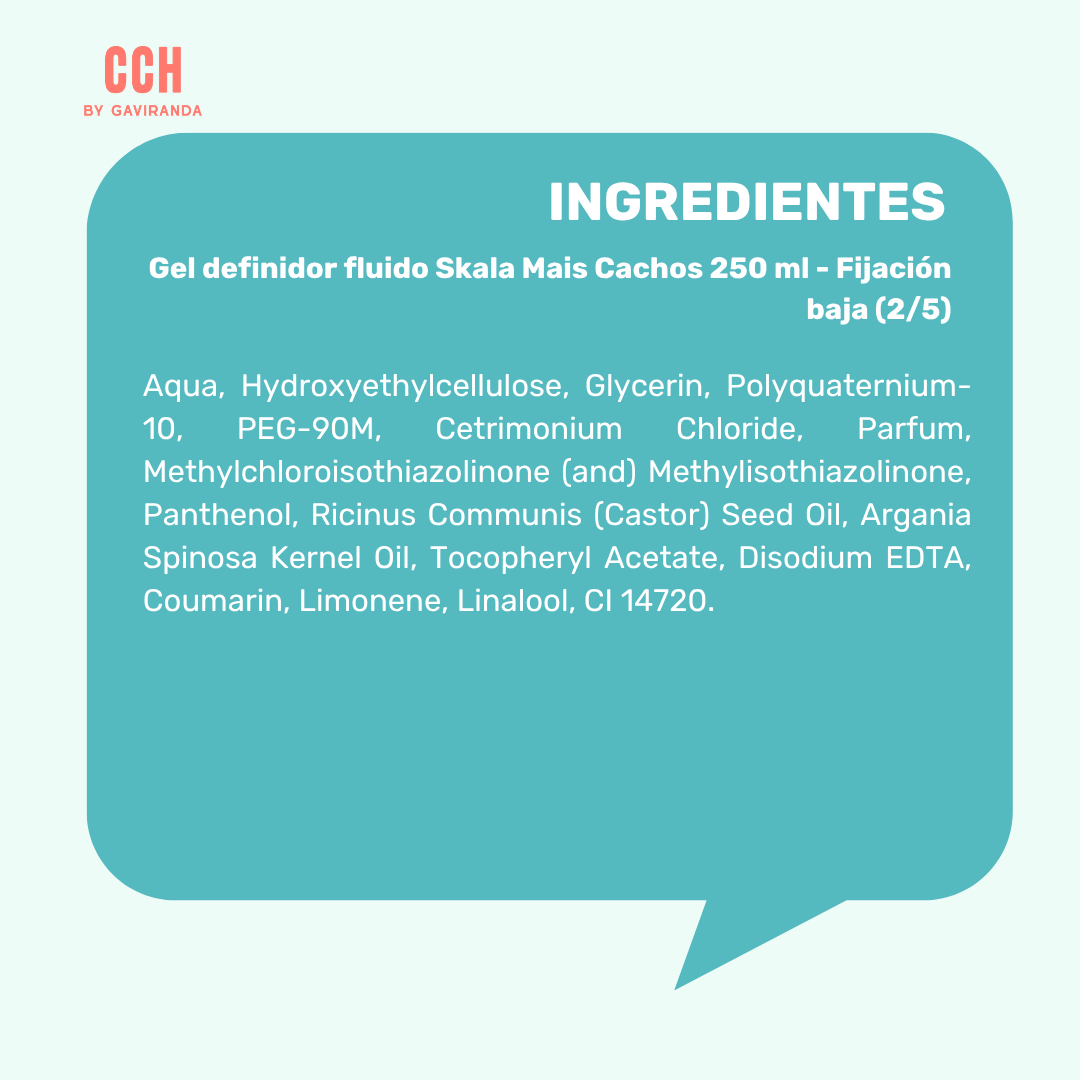 Gel definidor fluido Skala Mais Cachos 250 ml - Fijación baja (2/5)