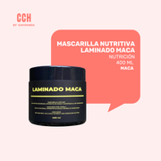 Mascarilla capilar Laminado Maca 400 ml -Nutritiva