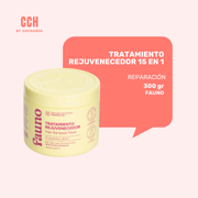 Tratamiento rejuvenecedor capilar 15 en 1 Fauno- 300 gr - Reparación