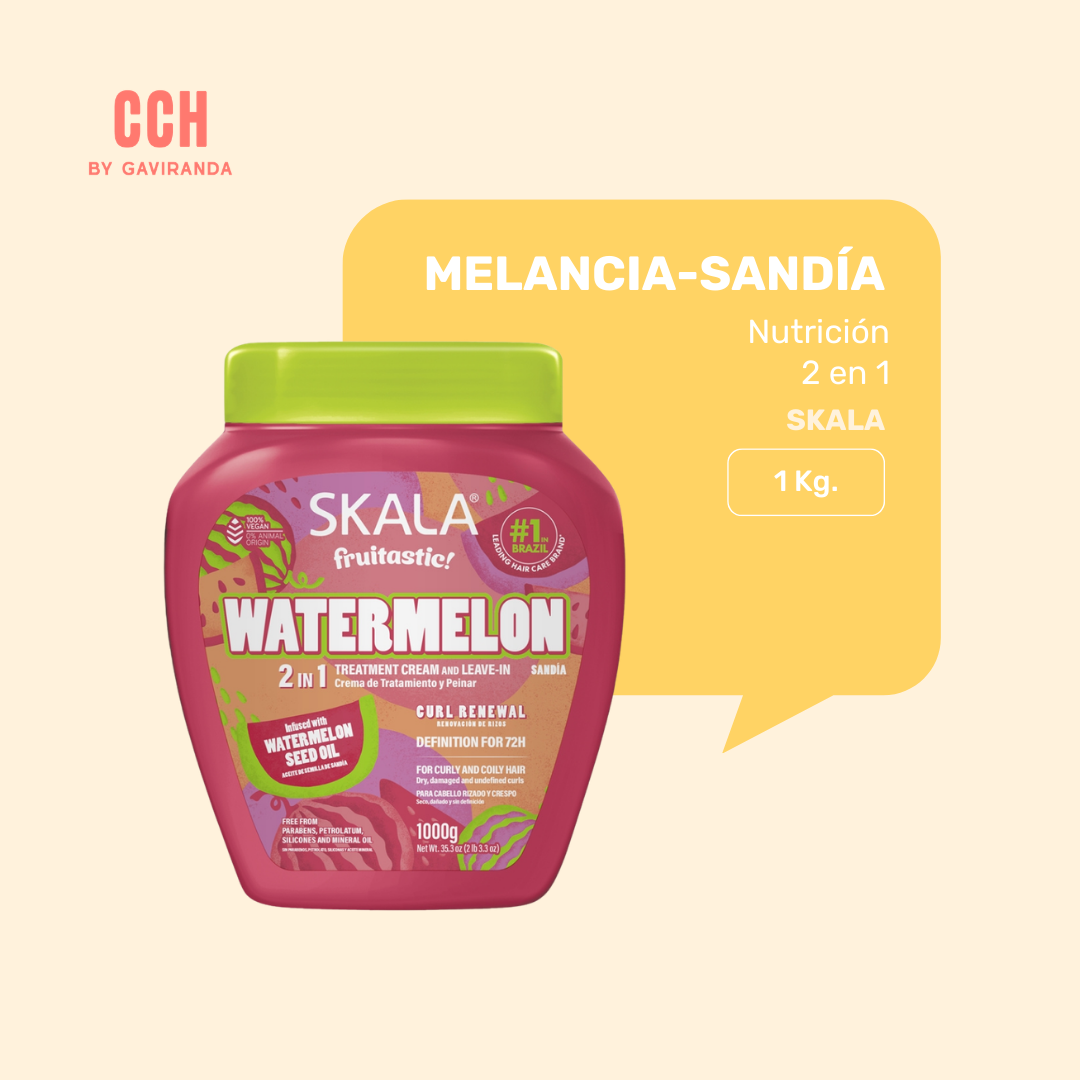 Tratamiento 3 en 1 skala frutástica watermelon (sandía) 1 Kilo - Nutrición/ textura media