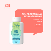 Gel Fijación Media PONTO Linea Profesional- 500ml (fijación media 3/5)