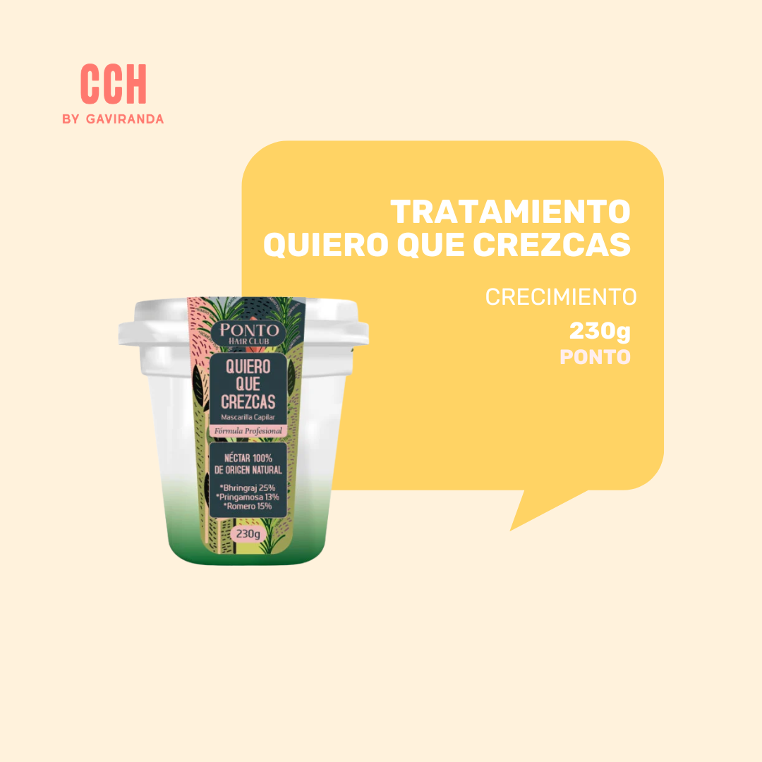 Mascarilla Quiero Que Crezcas Ponto 230 g - Crecimiento