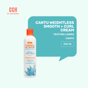 Crema de peinar cantu Weightless Smooth + Curl Cream 295ml -textura ligera