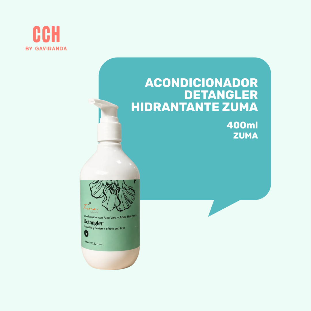 Acondicionador Detangler Hidratante Zuma 400 ml - Textura Ligera