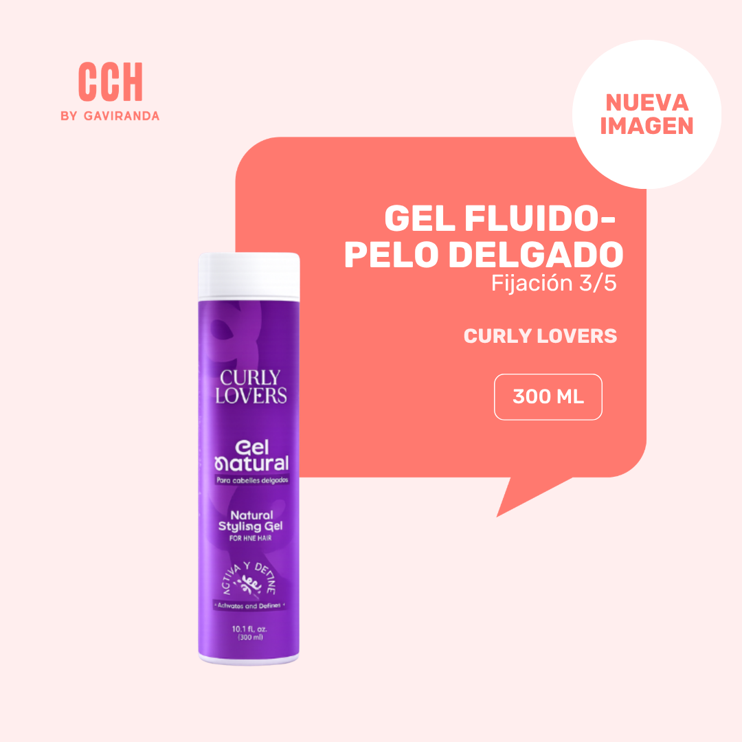 Gel para definir los rizos Curly Lovers 300 ml- (Elige grosor de pelo)- Fijación baja/media