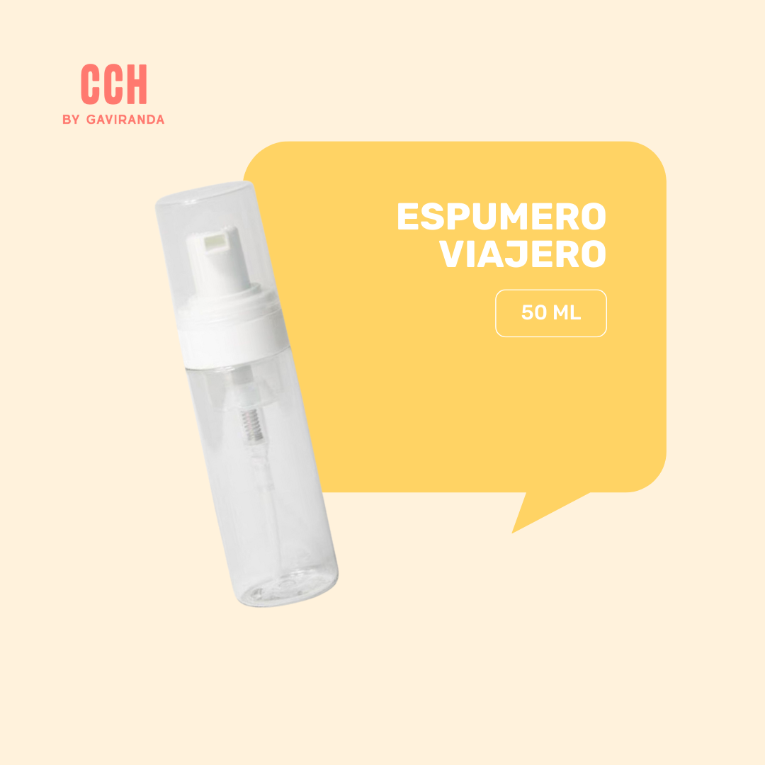 Frasco espumero viajero VACIO 50ML