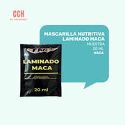 Muestra Mascarilla capilar Laminado Maca -Nutritiva